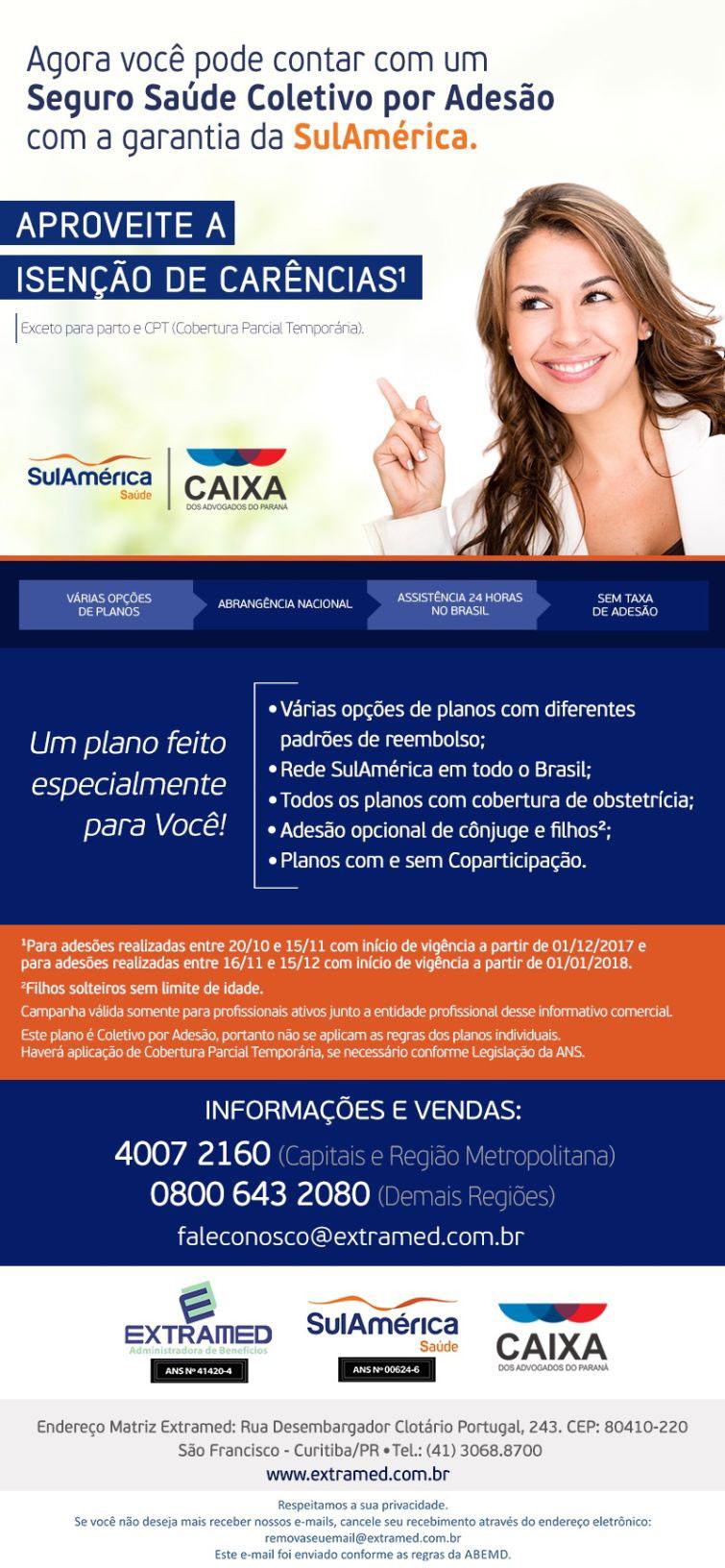 Planos contratados sem carência até 15 de dezembro tem vigência a partir de 1º de janeiro de 2018 - Foto: Divulgação Planos contratados sem carência até 15 de dezembro tem vigência a partir de 1º de janeiro de 2018 - Foto: Divulgação