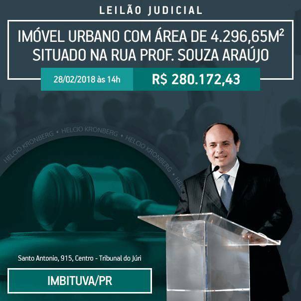 Leilão judicial em Imbituva oferece imóveis urbanos - Foto: Divulgação Leilão judicial em Imbituva oferece imóveis urbanos - Foto: Divulgação