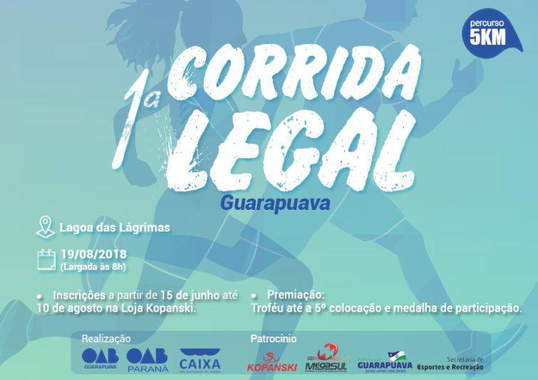 Corrida é resultado do projeto desenvolvido pela CAA/PR em 11 cidades paranaense - Foto: Divulgação Corrida é resultado do projeto desenvolvido pela CAA/PR em 11 cidades paranaense - Foto: Divulgação