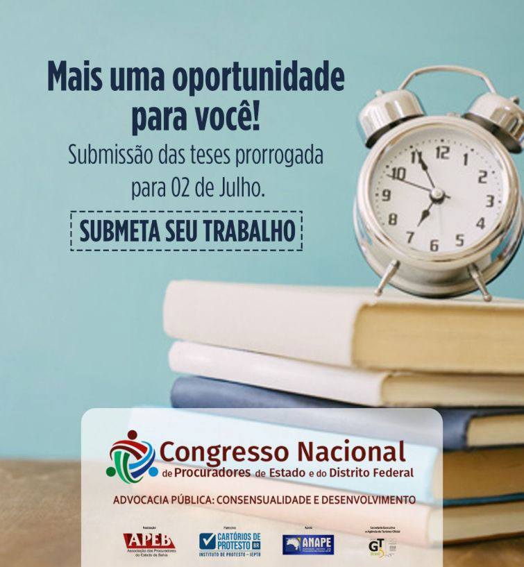 44ª edição do Congresso Nacional de procuradores de Estado acontece em setembro na Bahia - Foto: Divulgação 44ª edição do Congresso Nacional de procuradores de Estado acontece em setembro na Bahia - Foto: Divulgação