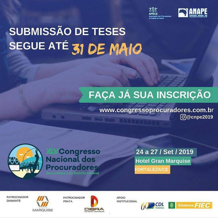 Prazo para inscrição de tese termina no dia 31 de maio - Foto: Divulgação Prazo para inscrição de tese termina no dia 31 de maio - Foto: Divulgação