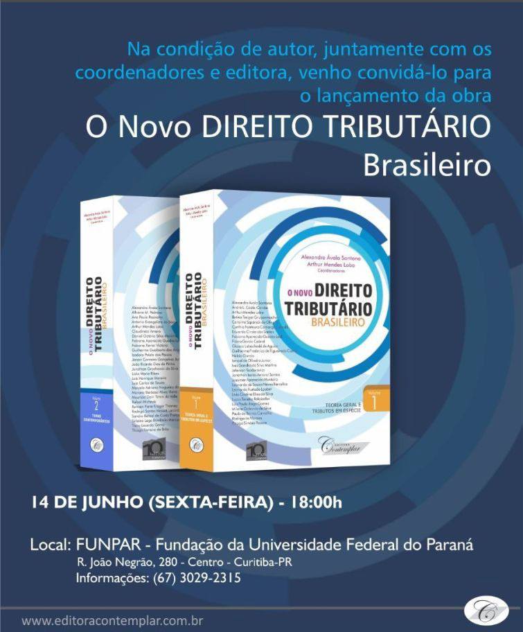 Procurador do Estado participa como articulista de livro sobre Direito Tributário brasileiro - Foto: Divulgação Procurador do Estado participa como articulista de livro sobre Direito Tributário brasileiro - Foto: Divulgação