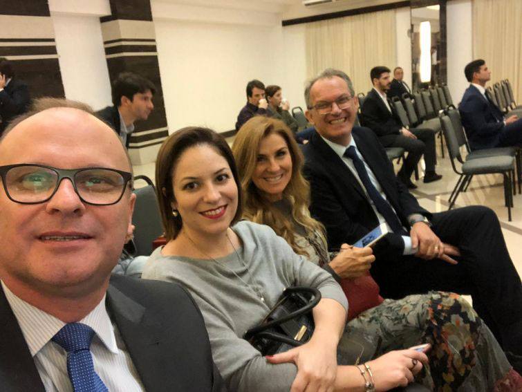 Eroulths Cortiano Junior, Carolina Schussel, Marisa Zandonai e Hamilton Bonatto - Foto: Divulgação Eroulths Cortiano Junior, Carolina Schussel, Marisa Zandonai e Hamilton Bonatto - Foto: Divulgação