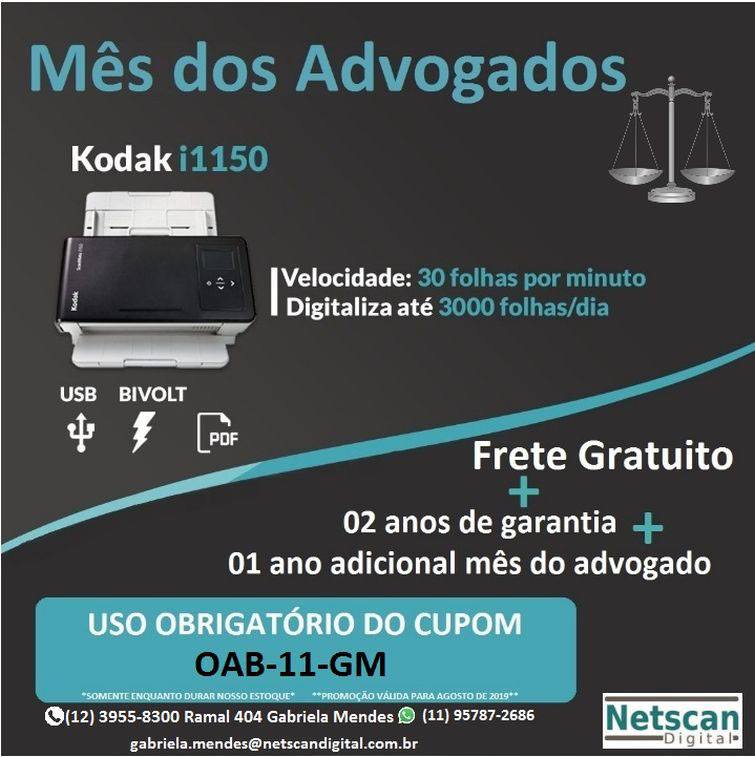Compras com valor promocional pelo site https://netscandigital.com/caapr/, usando o cupom OAB-11-GM - Foto: Divulgação Compras com valor promocional pelo site https://netscandigital.com/caapr/, usando o cupom OAB-11-GM - Foto: Divulgação