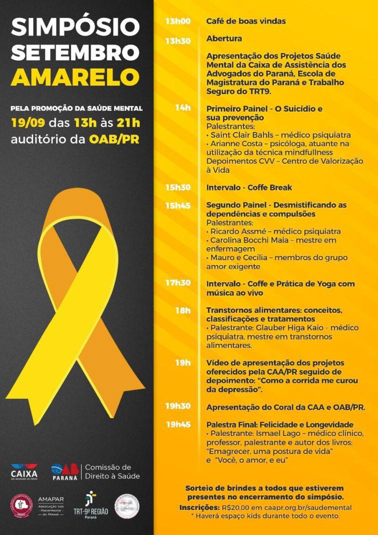 Evento será realizado nesta quinta-feira, a partir das 13h, na OAB Paraná - Foto: Divulgação Evento será realizado nesta quinta-feira, a partir das 13h, na OAB Paraná - Foto: Divulgação