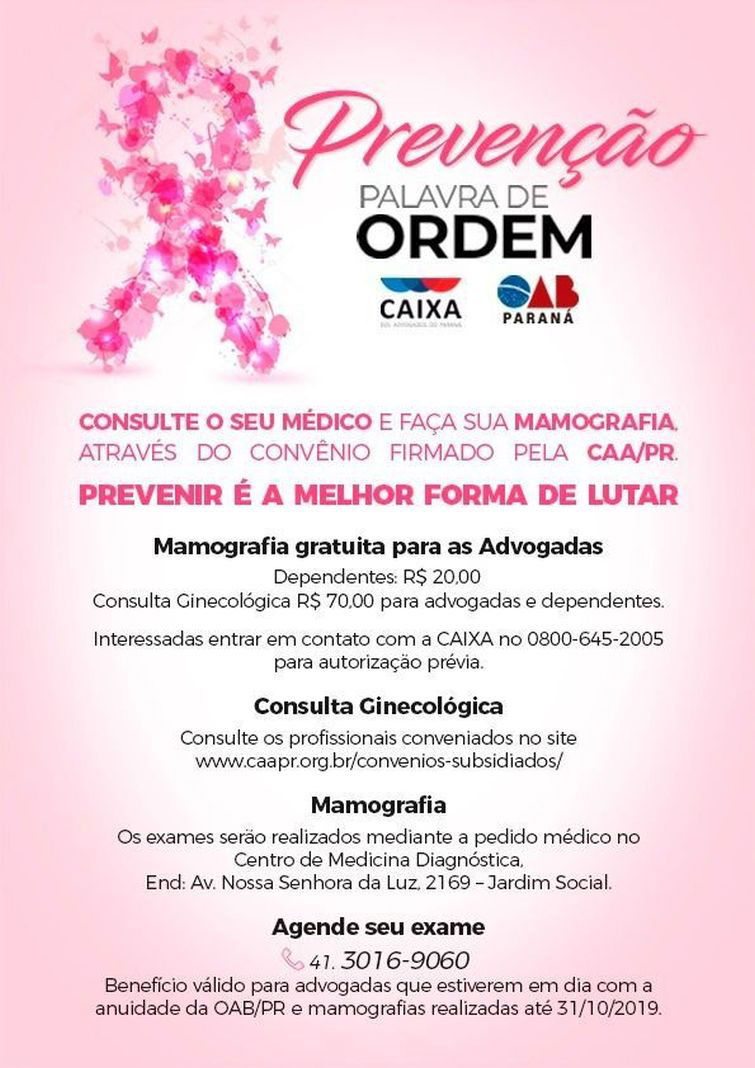 A campanha segue até 31 de outubro - Foto: Divulgação A campanha segue até 31 de outubro - Foto: Divulgação