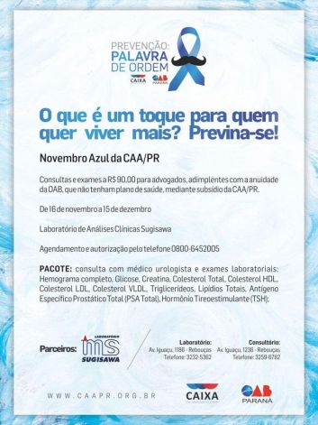 Campanha Novembro Azul